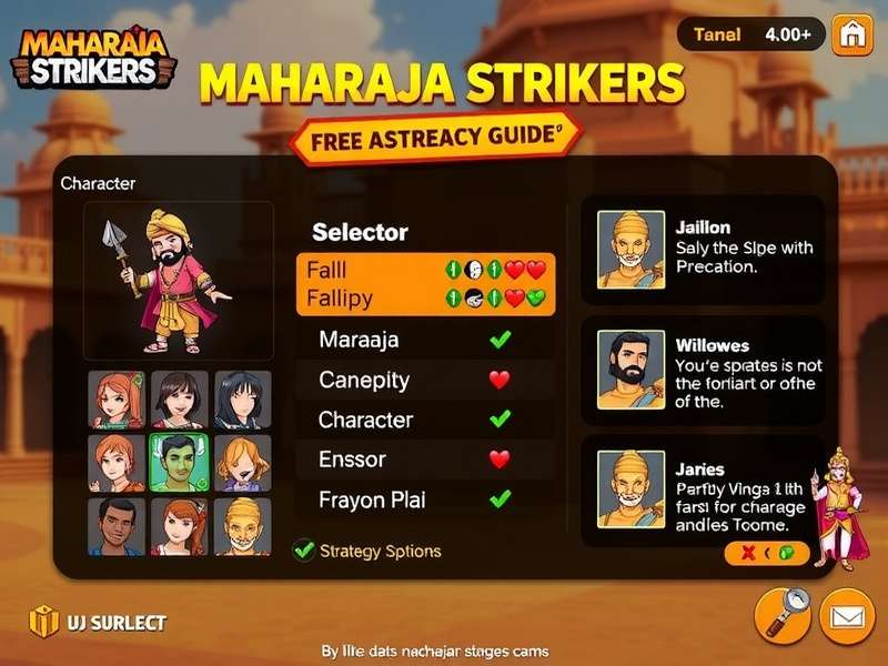 Maharaja Strikers strategy guide infographic